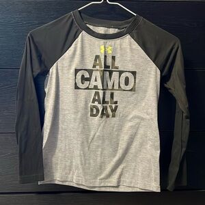 Boys Under Armour Long Sleeve - Hunting